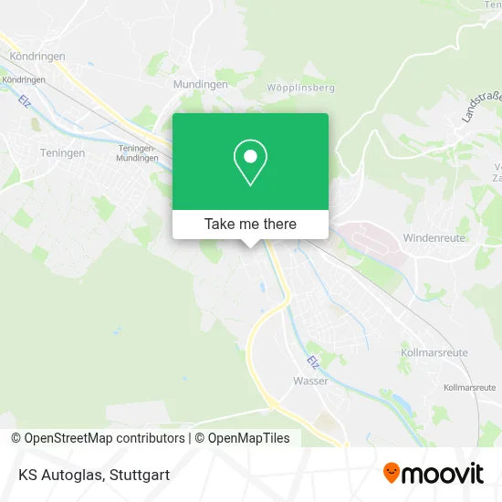 KS Autoglas map