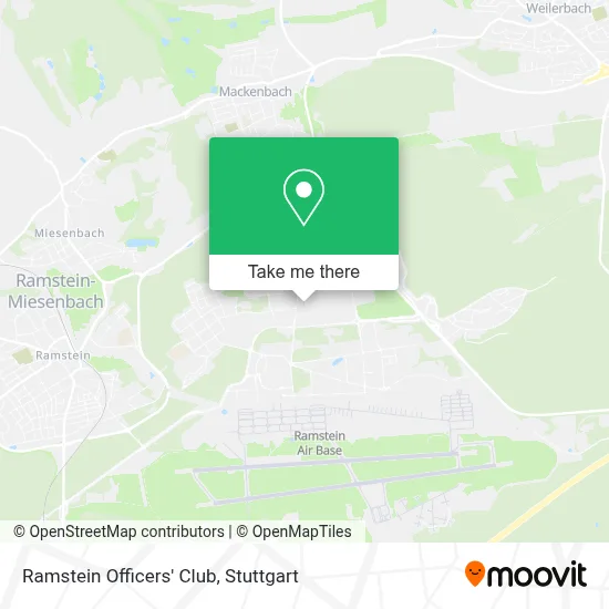 Ramstein Officers' Club map