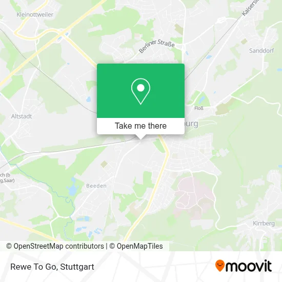 Rewe To Go map