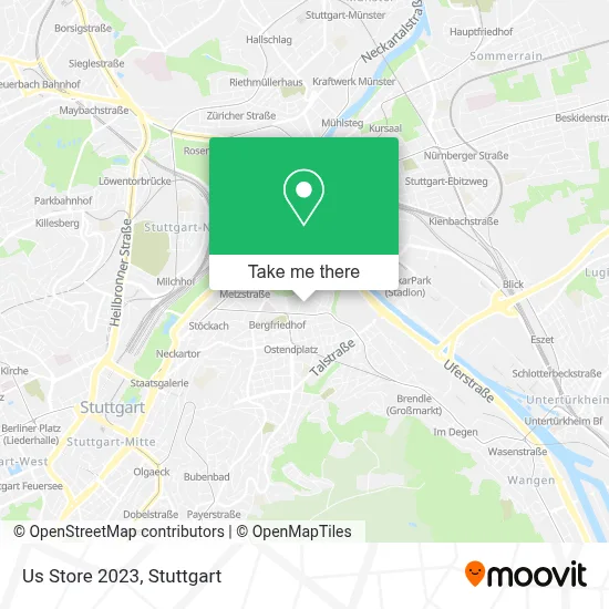 Us Store 2023 map