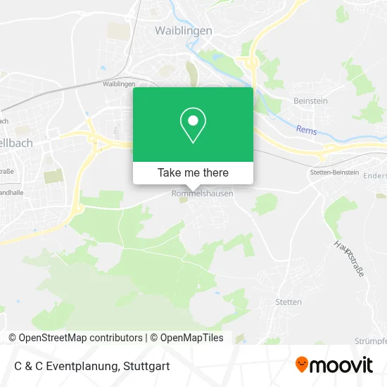 C & C Eventplanung map
