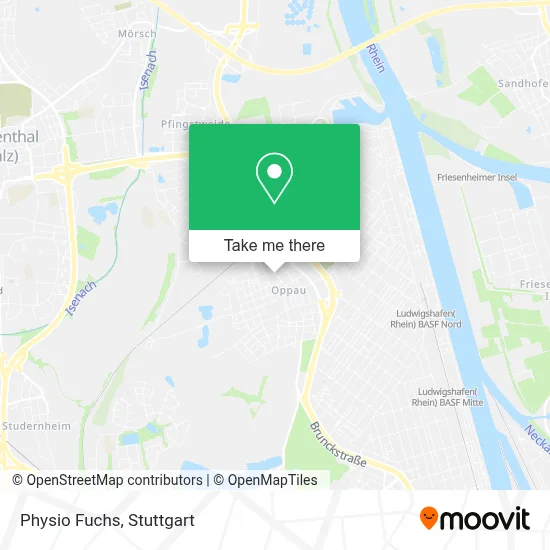 Physio Fuchs map