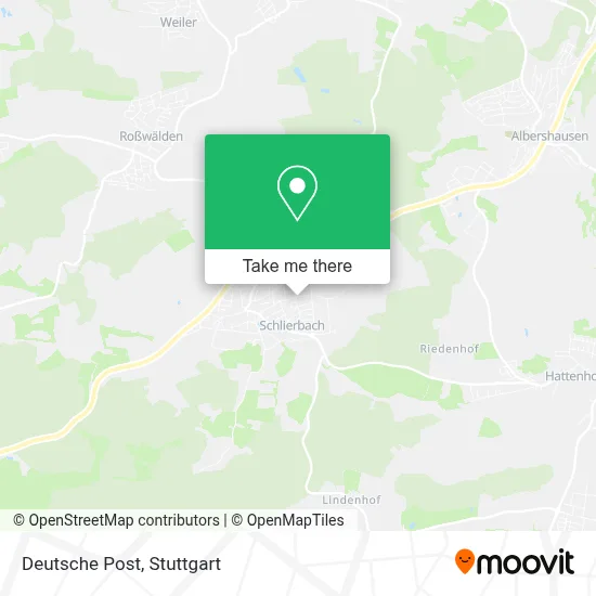 Deutsche Post map