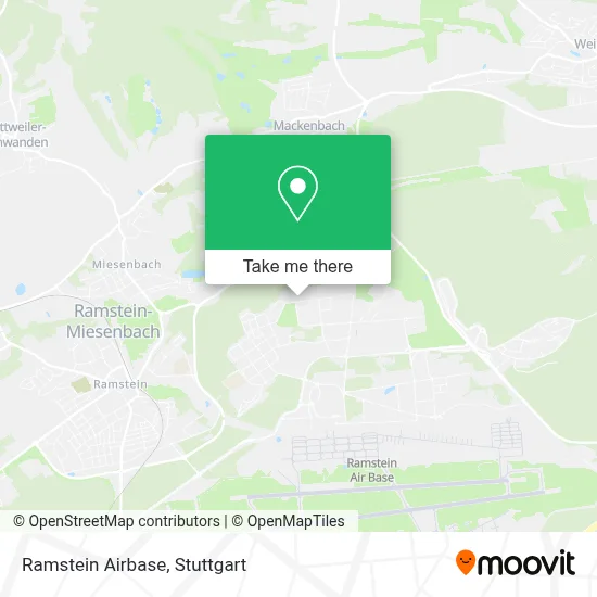 Ramstein Airbase map