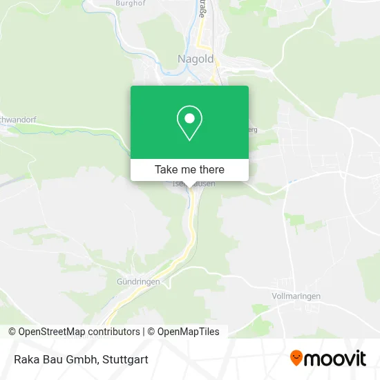 Raka Bau Gmbh map