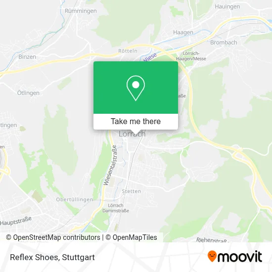 Reflex Shoes map