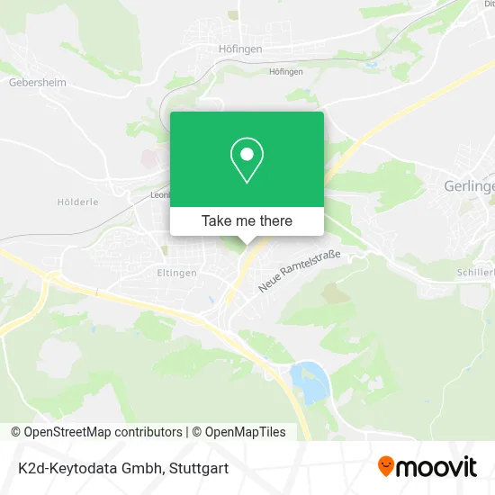 K2d-Keytodata Gmbh map