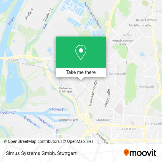 Simus Systems Gmbh map