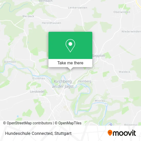 Hundeschule Connected map