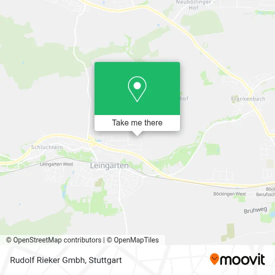 Rudolf Rieker Gmbh map