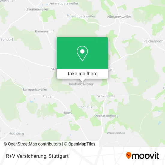 R+V Versicherung map