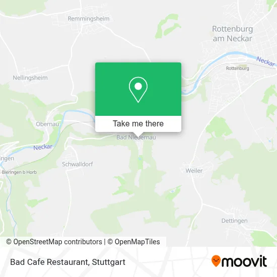Bad Cafe Restaurant map