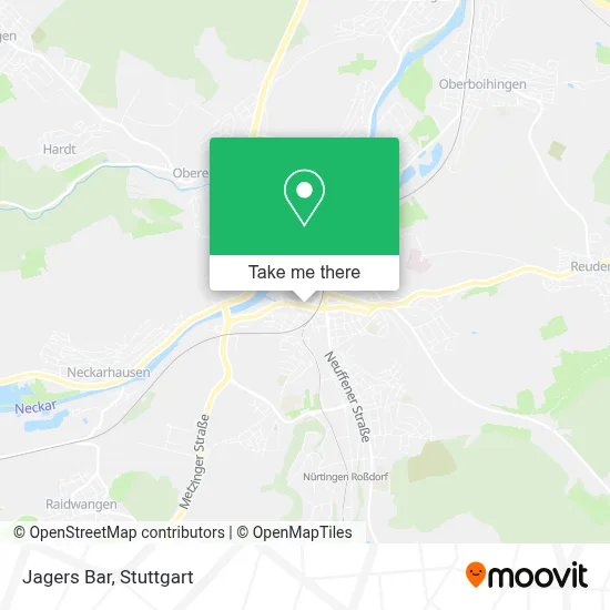 Jagers Bar map