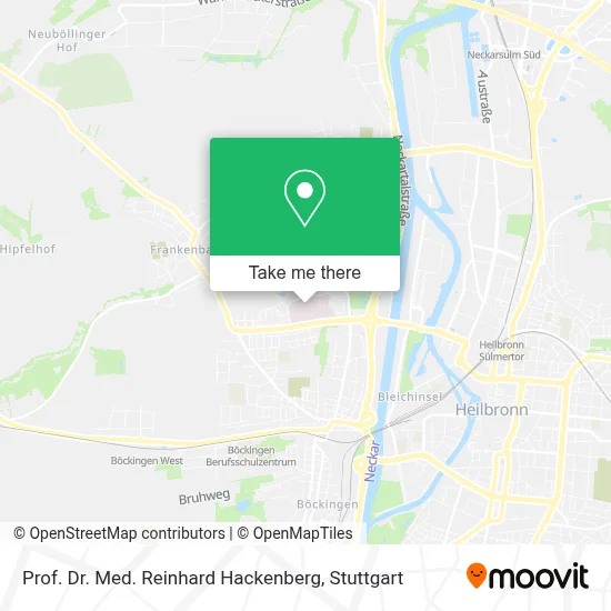 Prof. Dr. Med. Reinhard Hackenberg map