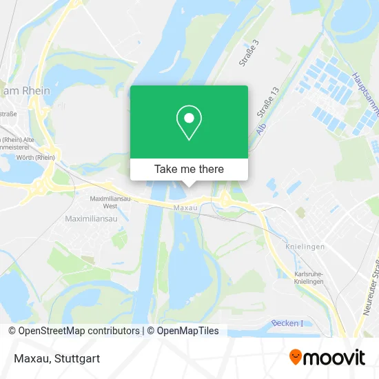 Maxau map