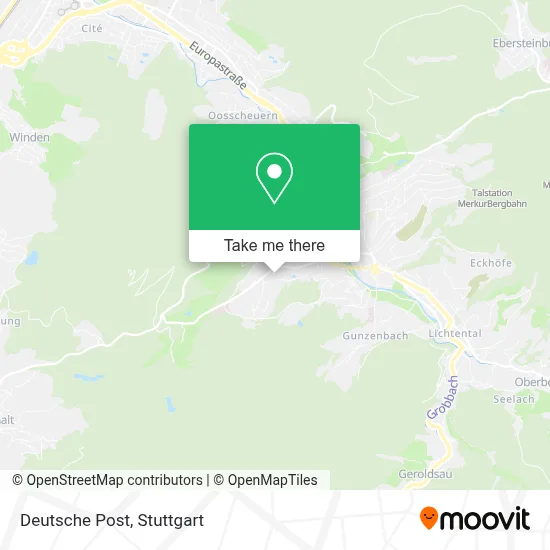Deutsche Post map