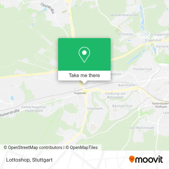 Lottoshop map