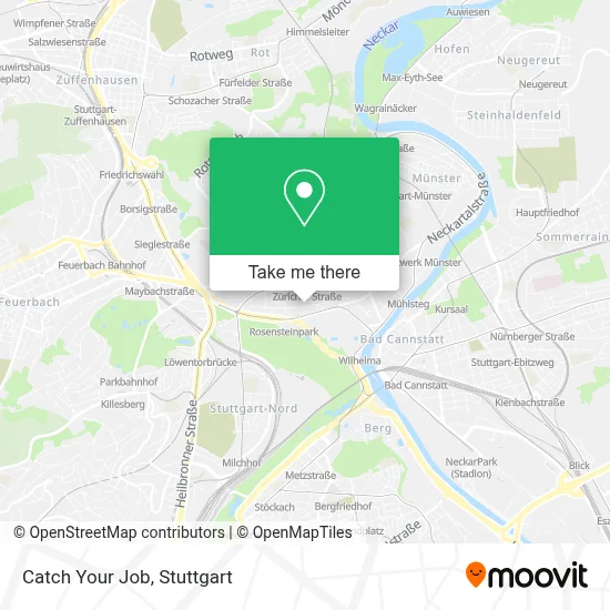 Catch Your Job map