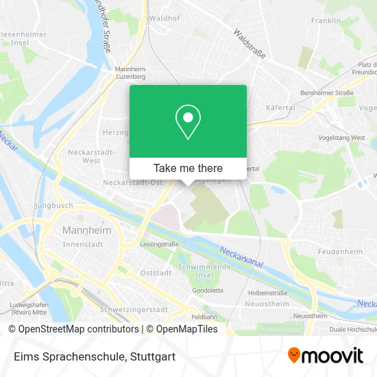 Eims Sprachenschule map