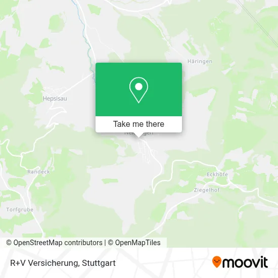 R+V Versicherung map