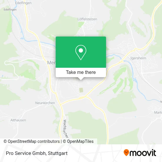 Pro Service Gmbh map