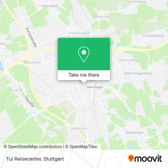 Tui Reisecenter map