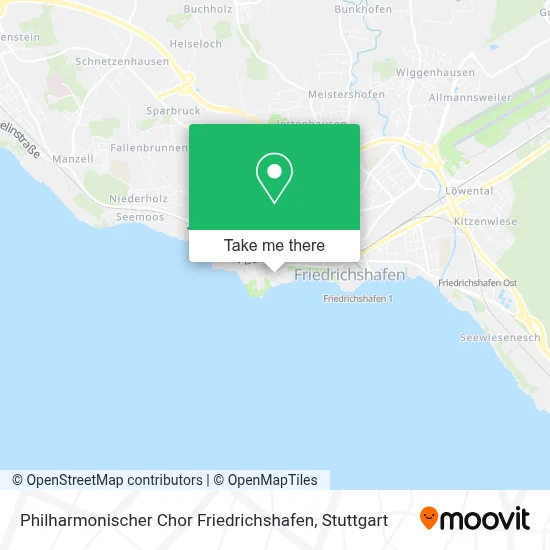 Philharmonischer Chor Friedrichshafen map