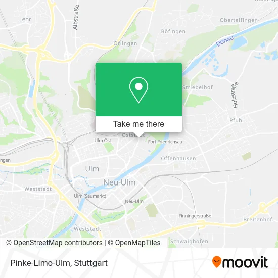 Pinke-Limo-Ulm map