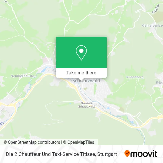 Die 2 Chauffeur Und Taxi-Service Titisee map