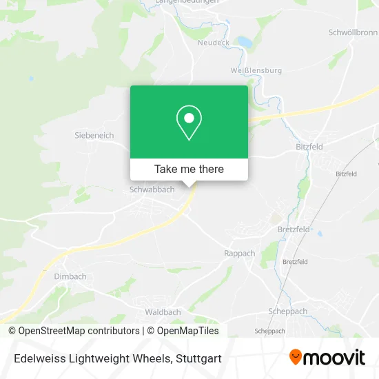 Edelweiss Lightweight Wheels map