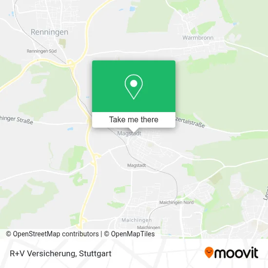 R+V Versicherung map