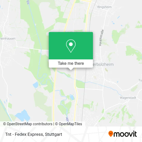 Tnt - Fedex Express map