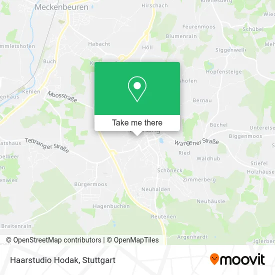Haarstudio Hodak map