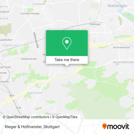 Rieger & Hofmeister map