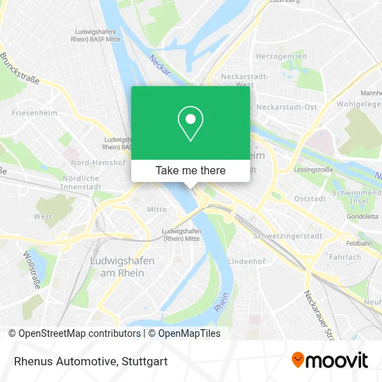 Rhenus Automotive map
