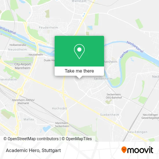 Academic Hero map