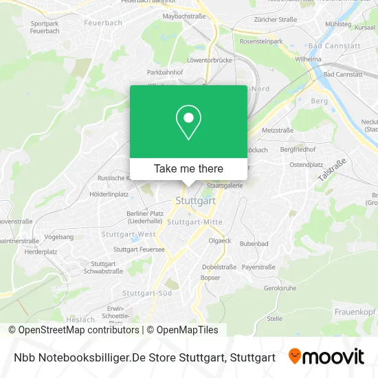 Nbb Notebooksbilliger.De Store Stuttgart map