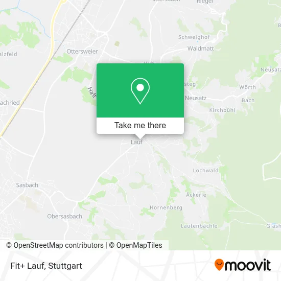 Fit+ Lauf map