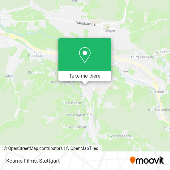 Kosmo Films map