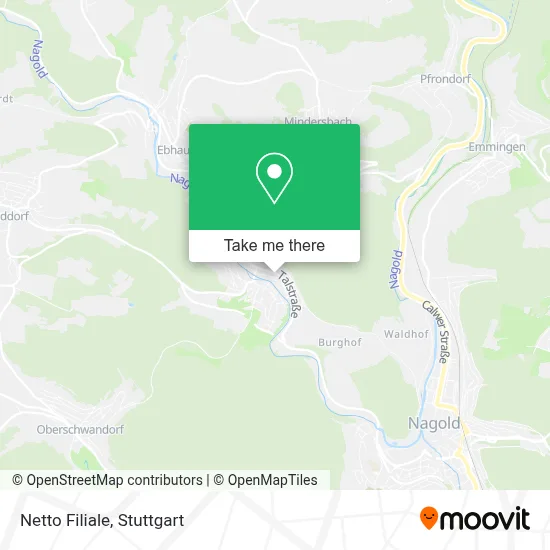 Netto Filiale map
