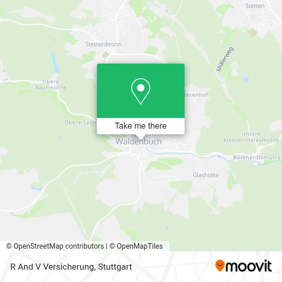 R And V Versicherung map