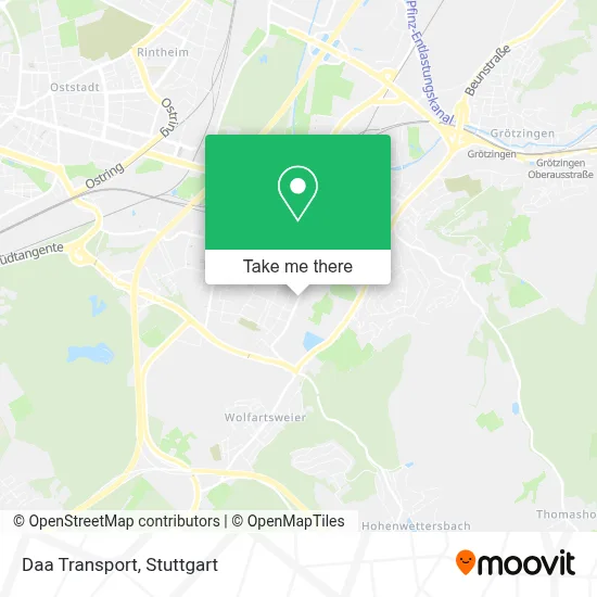 Daa Transport map