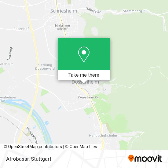 Afrobasar map
