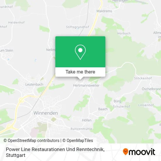Power Line Restaurationen Und Renntechnik map
