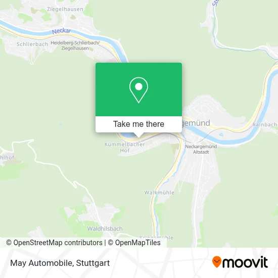 May Automobile map