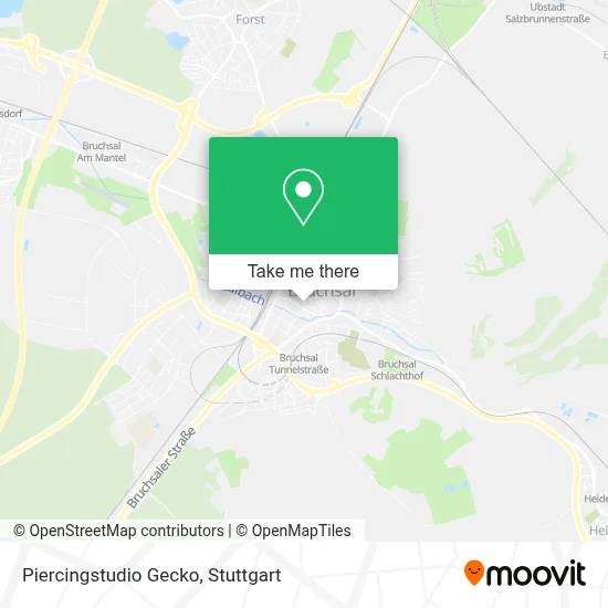 Piercingstudio Gecko map