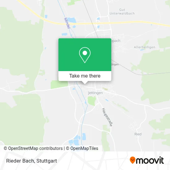 Rieder Bach map