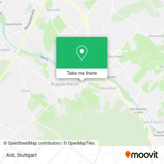 Aldi map