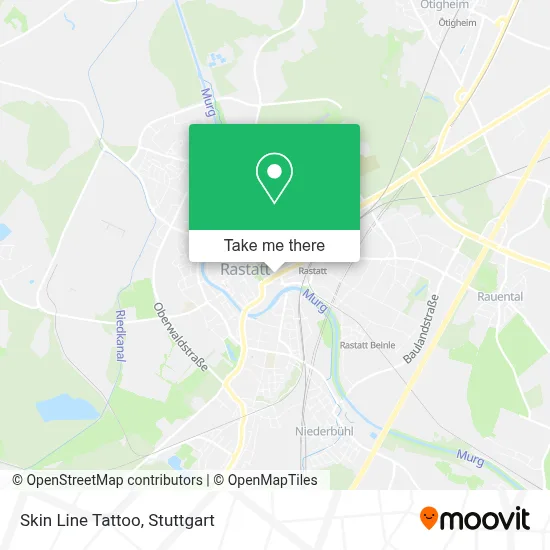 Skin Line Tattoo map