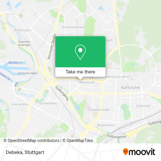Debeka map